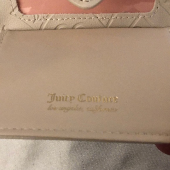 Juicy Couture Angel Glitz Out Tab Elongated Faux Leather CC Wallet NWT - Picture 13 of 16